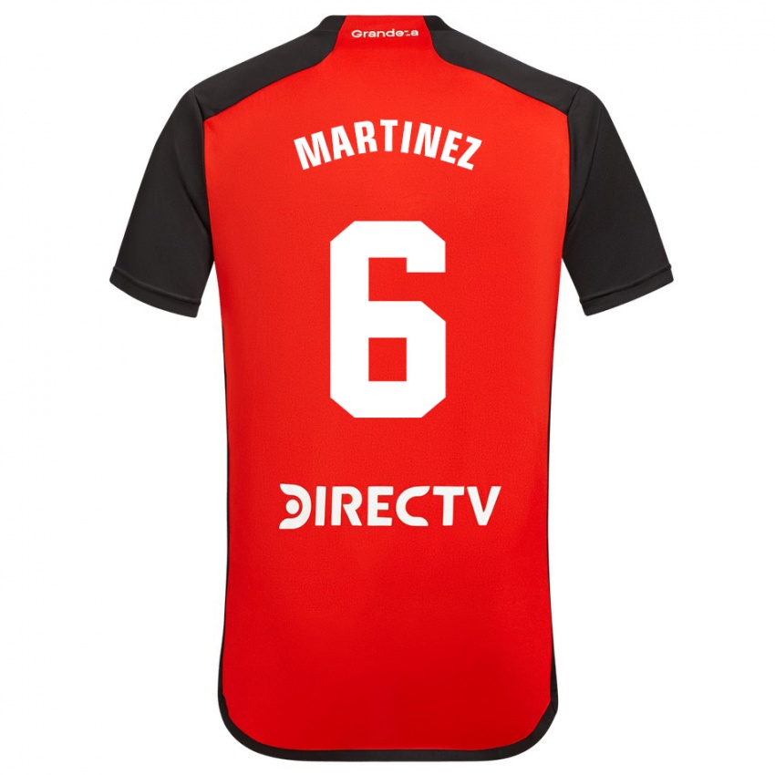 Homem Camisola David Martinez #6 Vermelho Preto Branco Alternativa 2024/25 Camisa Brasil