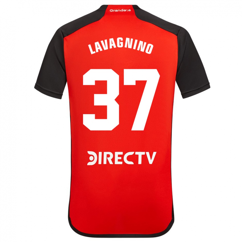 Homem Camisola Lucas Lavagnino #37 Vermelho Preto Branco Alternativa 2024/25 Camisa Brasil