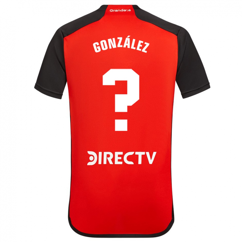 Homem Camisola Facundo González #0 Vermelho Preto Branco Alternativa 2024/25 Camisa Brasil