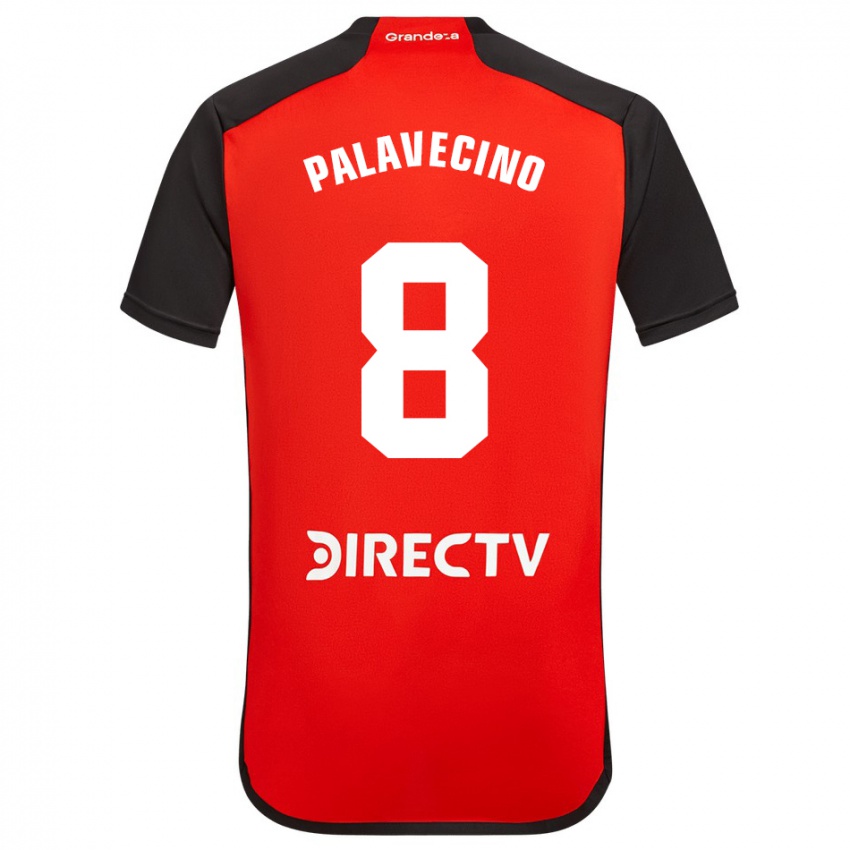 Homem Camisola Agustin Palavecino #8 Vermelho Preto Branco Alternativa 2024/25 Camisa Brasil