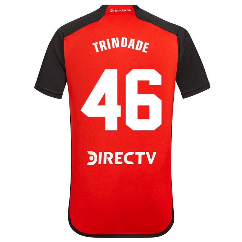 Homem Camisola Gonzalo Trindade #46 Vermelho Preto Branco Alternativa 2024/25 Camisa Brasil