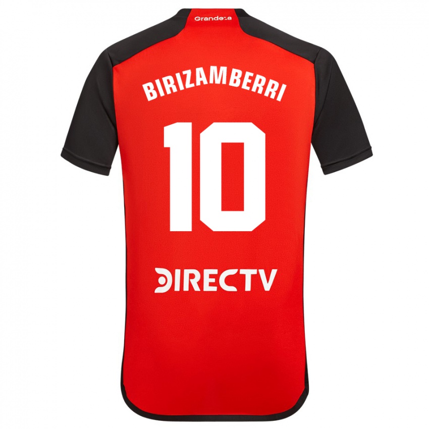 Homem Camisola María Carolina Birizamberri Rivero #10 Vermelho Preto Branco Alternativa 2024/25 Camisa Brasil