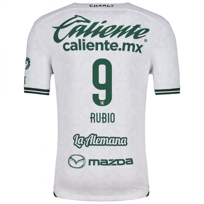 Homem Camisola Brian Rubio #9 Branco Verde Alternativa 2024/25 Camisa Brasil