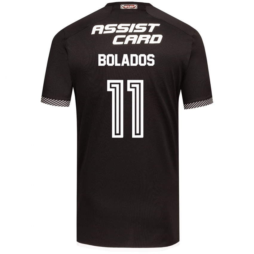 Homem Camisola Marcos Bolados #11 Preto Branco Alternativa 2024/25 Camisa Brasil