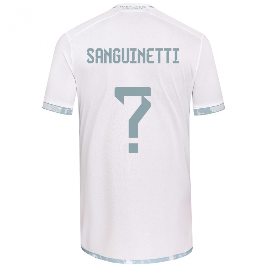 Homem Camisola Fernando Osorio Sanguinetti #0 Branco Cinza Alternativa 2024/25 Camisa Brasil