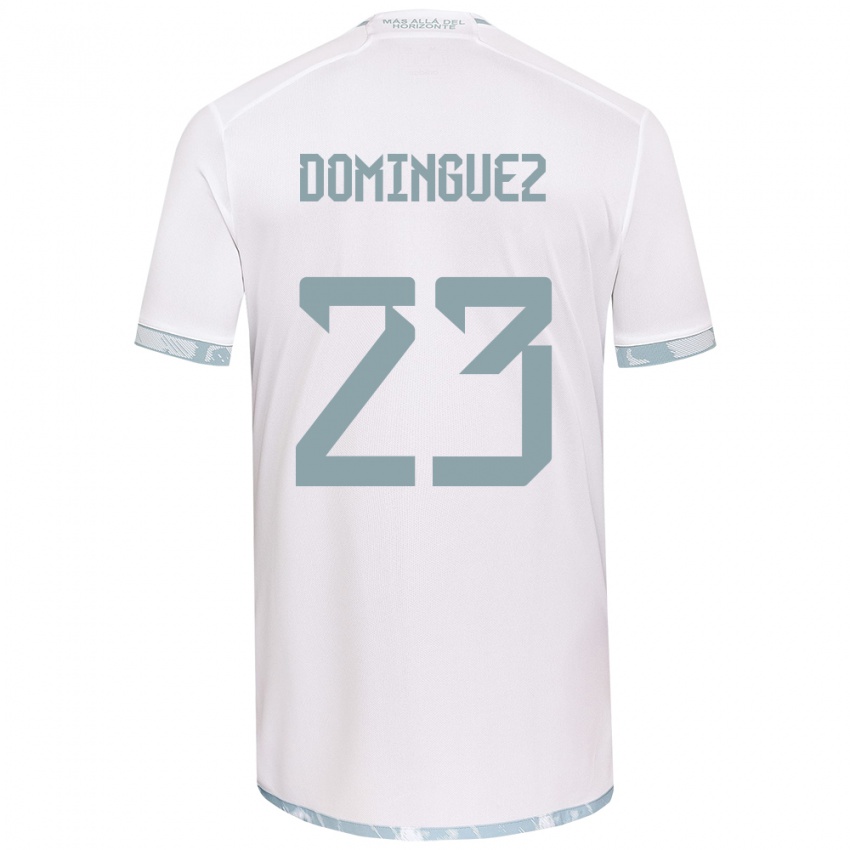 Homem Camisola Nery Dominguez #23 Branco Cinza Alternativa 2024/25 Camisa Brasil