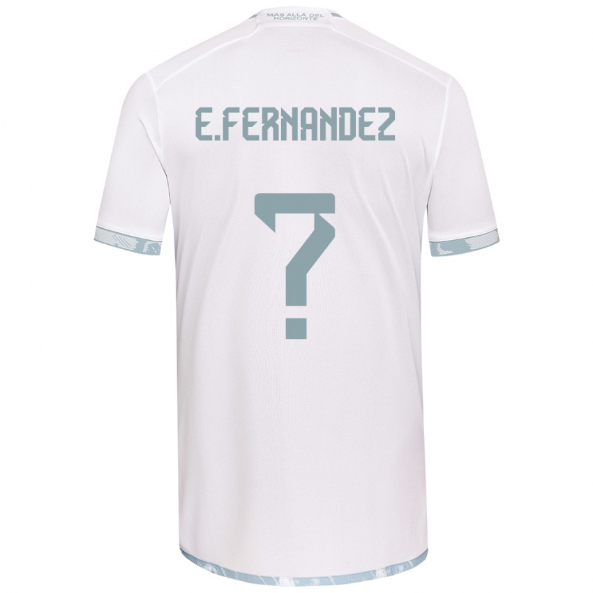 Homem Camisola Enzo Fernández #0 Branco Cinza Alternativa 2024/25 Camisa Brasil