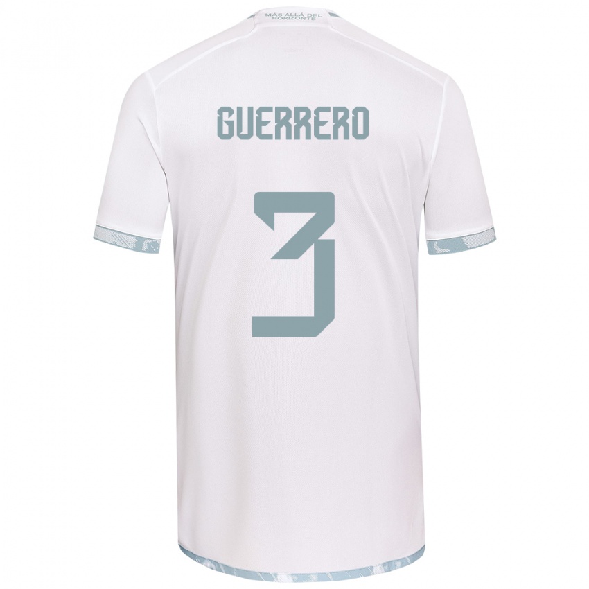 Homem Camisola Carla Guerrero #3 Branco Cinza Alternativa 2024/25 Camisa Brasil