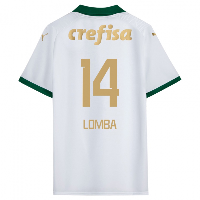 Homem Camisola Marcelo Lomba #14 Branco Verde Alternativa 2024/25 Camisa Brasil