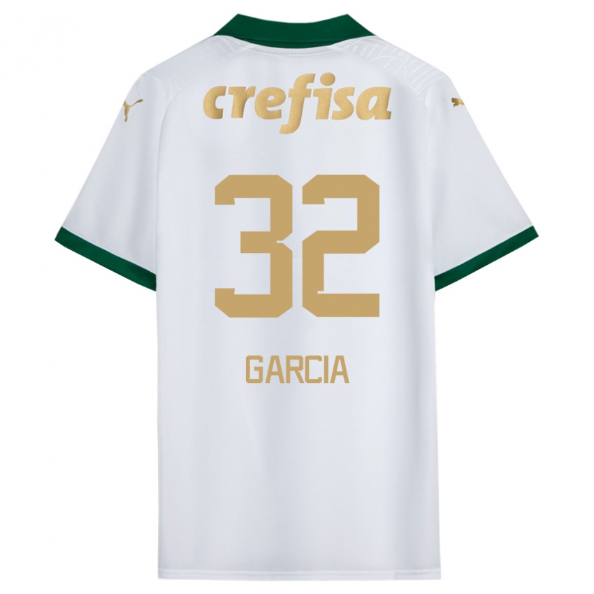 Homem Camisola Garcia #32 Branco Verde Alternativa 2024/25 Camisa Brasil