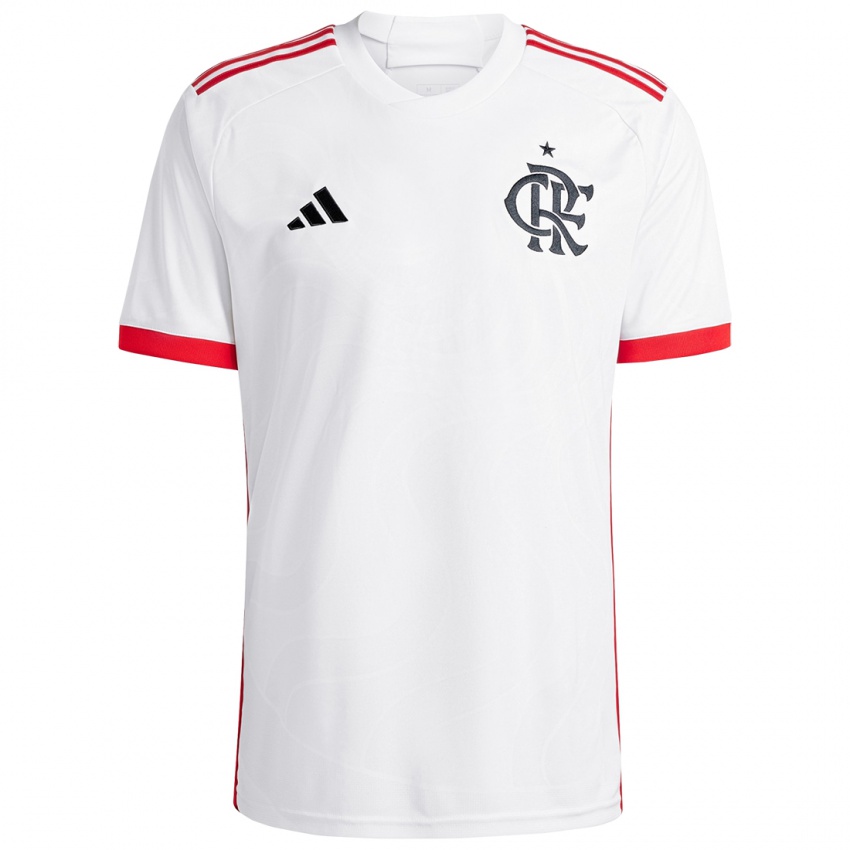 Homem Camisola Gabriel Barbosa #99 Branco Vermelho Alternativa 2024/25 Camisa Brasil