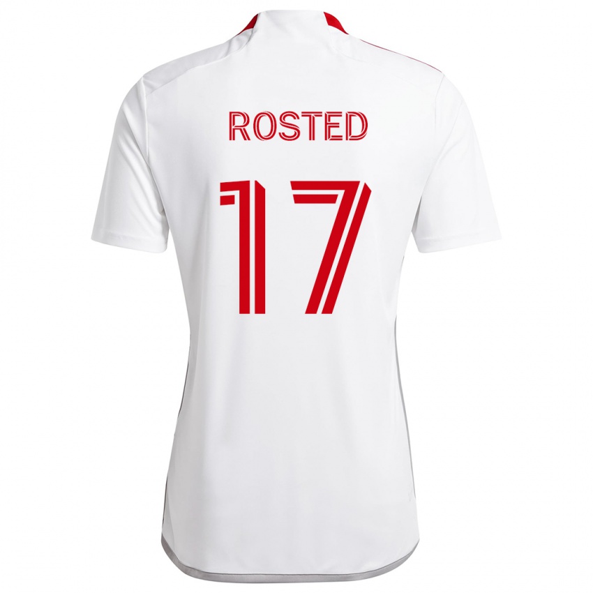 Mulher Camisola Sigurd Rosted #17 Branco Vermelho Alternativa 2024/25 Camisa Brasil