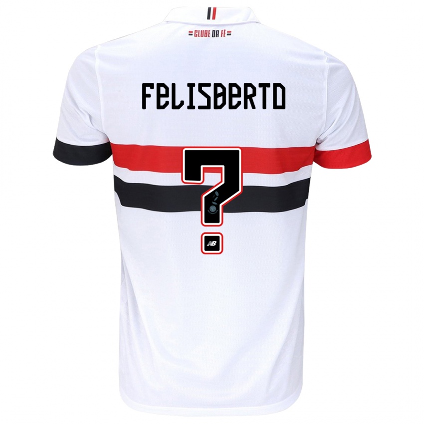 Criança Camisola Igor Felisberto #0 Branco Vermelho Preto Principal 2024/25 Camisa Brasil