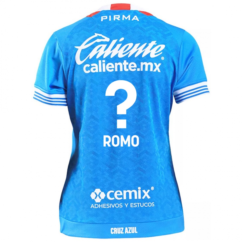 Criança Camisola Luis Romo #0 Céu Azul Principal 2024/25 Camisa Brasil