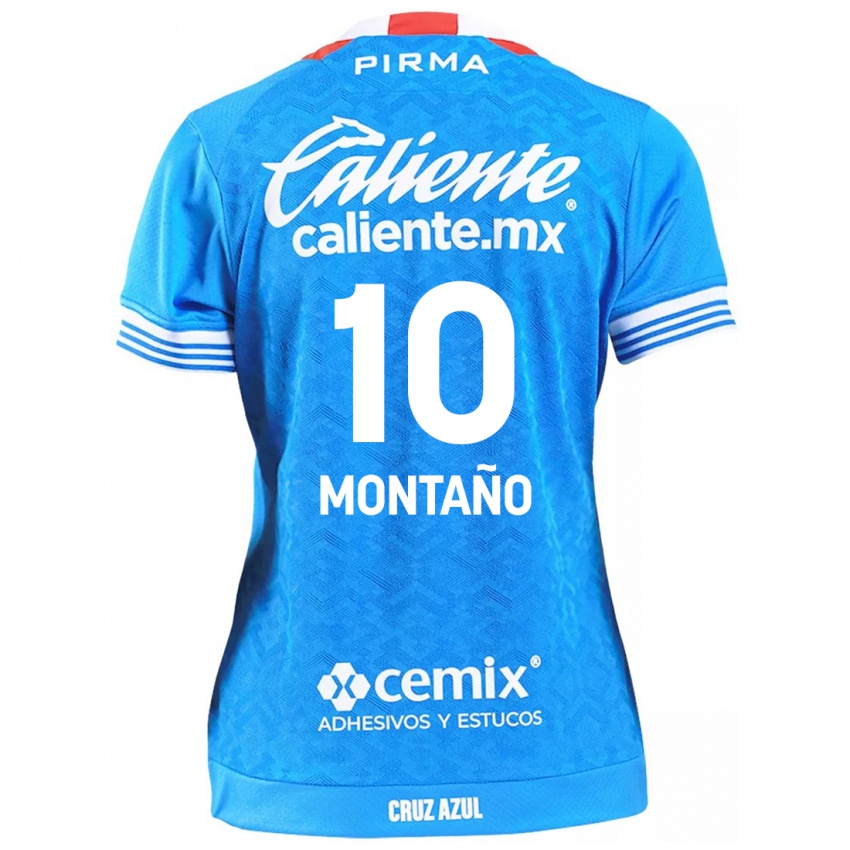 Criança Camisola Andrés Montaño #10 Céu Azul Principal 2024/25 Camisa Brasil