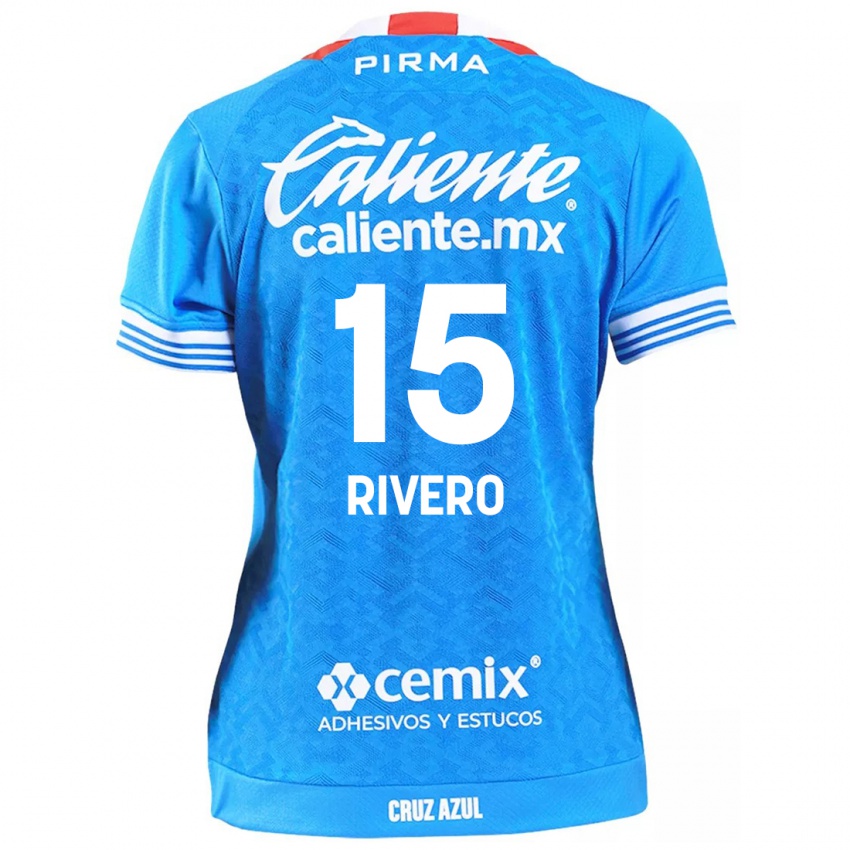 Criança Camisola Ignacio Rivero #15 Céu Azul Principal 2024/25 Camisa Brasil