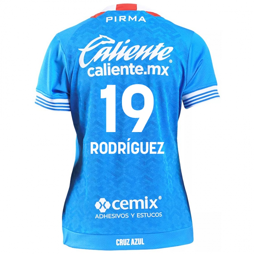 Criança Camisola Carlos Rodríguez #19 Céu Azul Principal 2024/25 Camisa Brasil