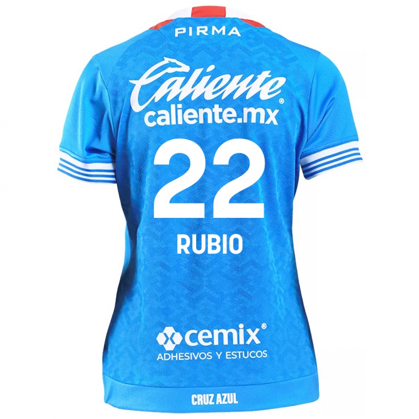 Criança Camisola Raymundo Rubio #22 Céu Azul Principal 2024/25 Camisa Brasil