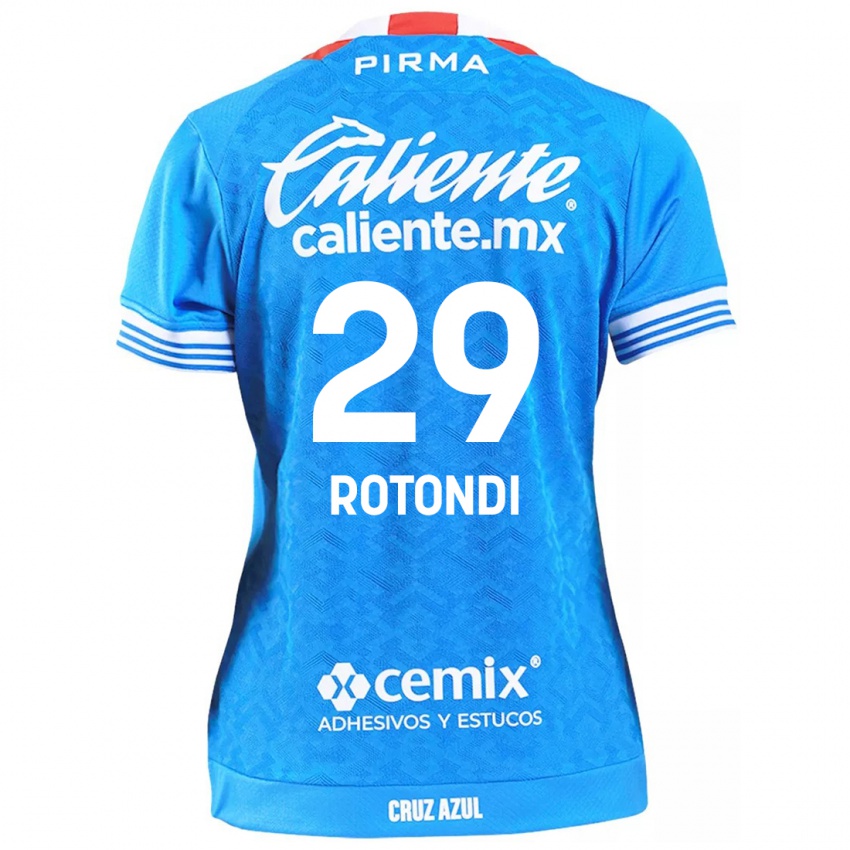 Criança Camisola Carlos Rotondi #29 Céu Azul Principal 2024/25 Camisa Brasil