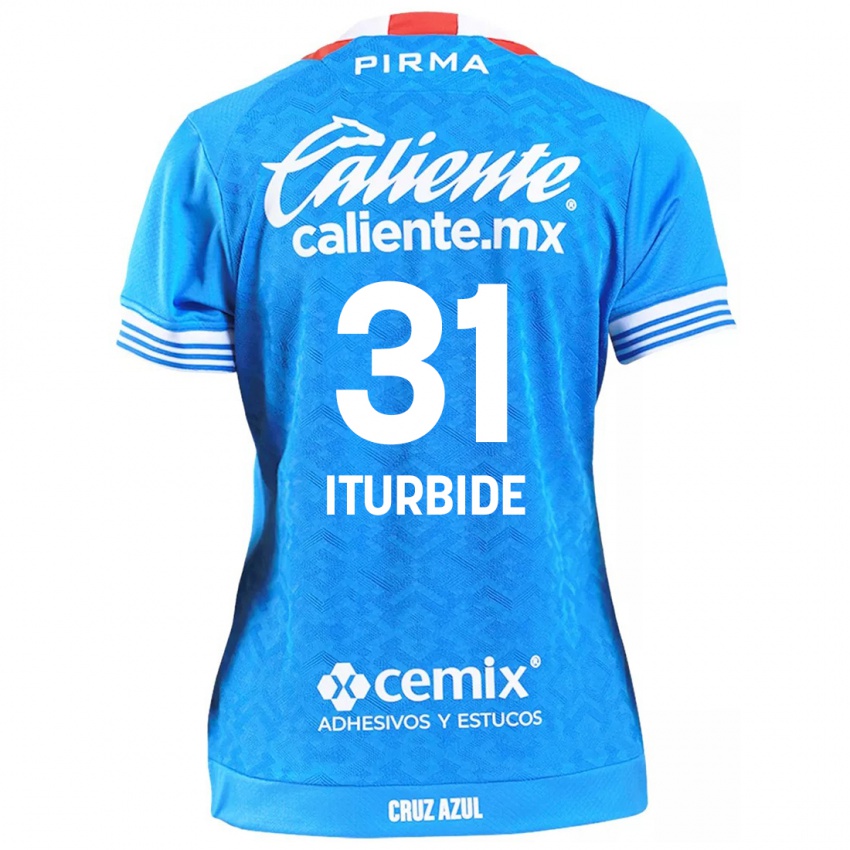 Criança Camisola Luis Iturbide #31 Céu Azul Principal 2024/25 Camisa Brasil