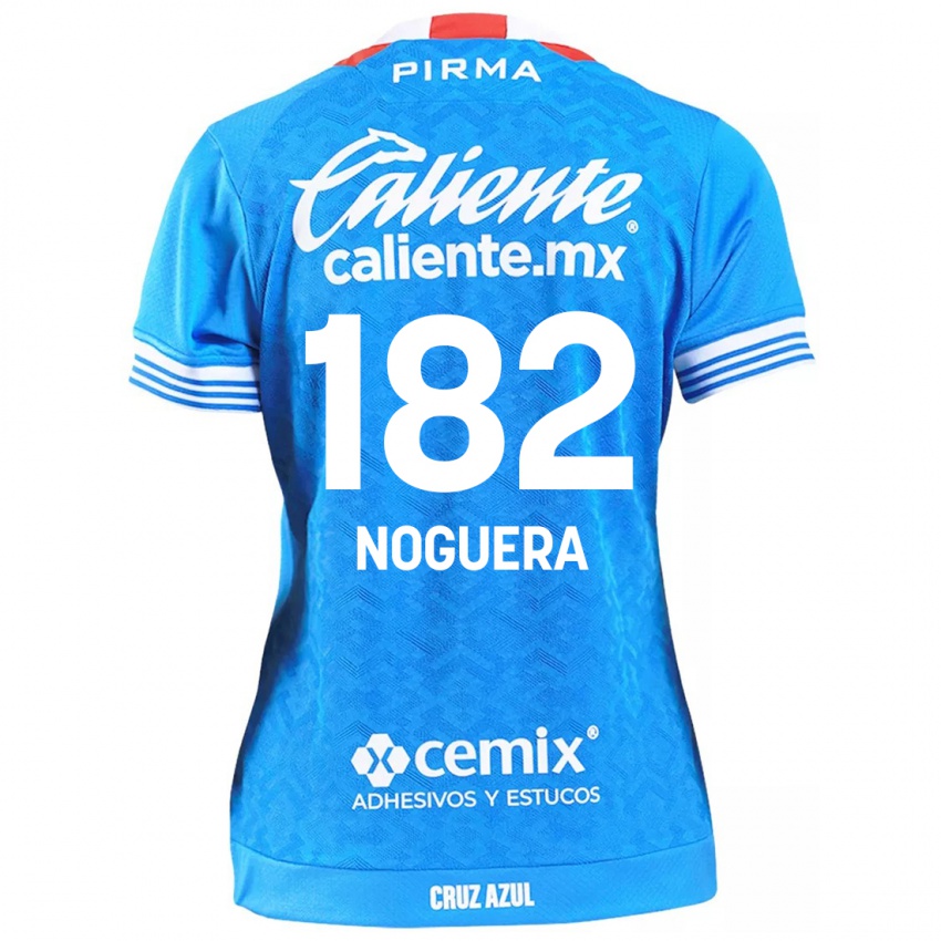 Criança Camisola Heldrich Noguera #182 Céu Azul Principal 2024/25 Camisa Brasil