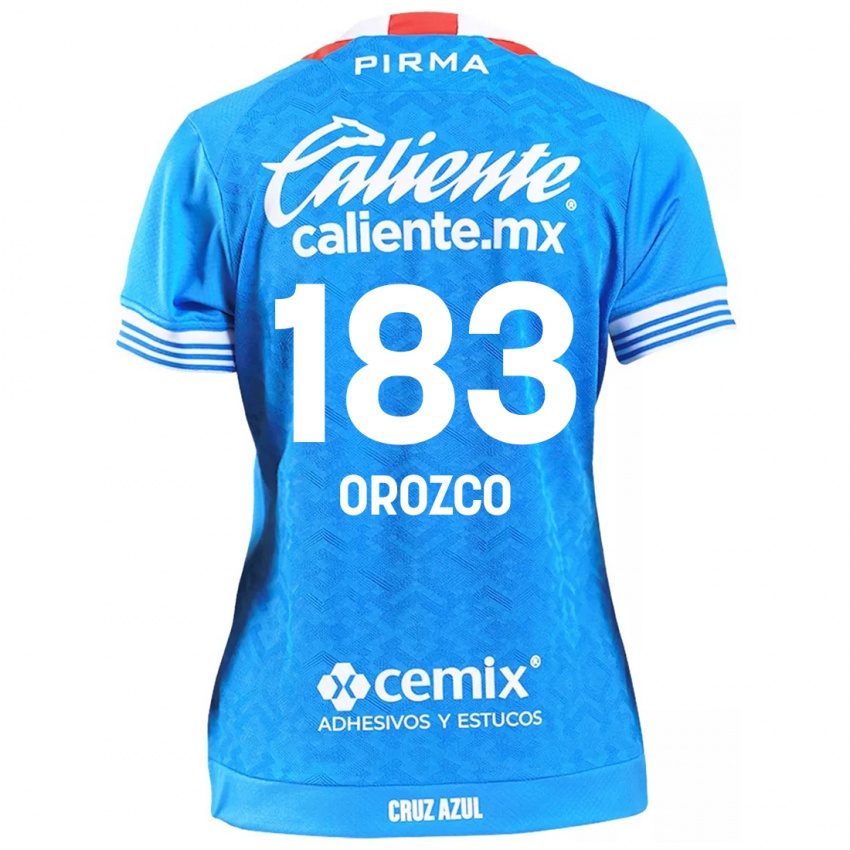 Criança Camisola Fabrizzio Orozco #183 Céu Azul Principal 2024/25 Camisa Brasil