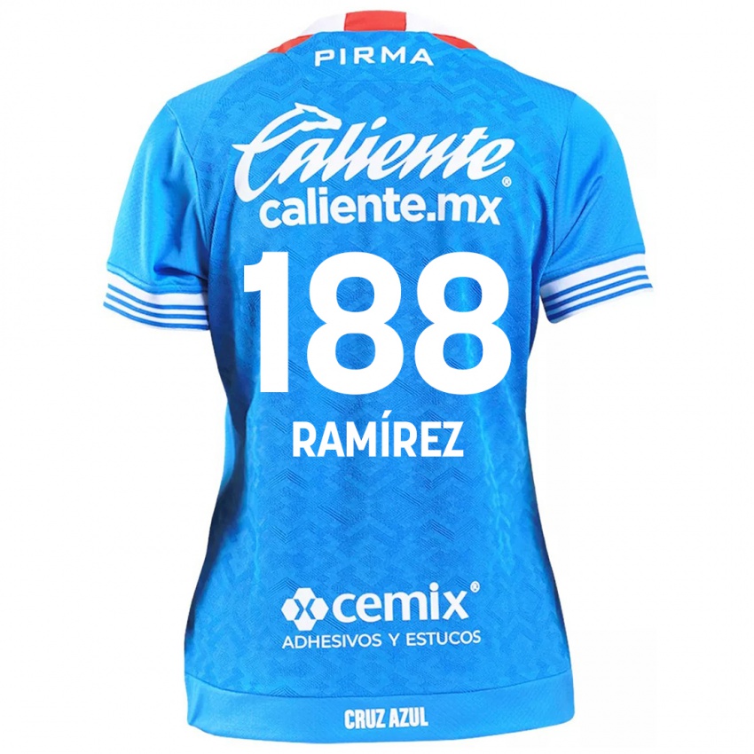 Criança Camisola Diego Ramírez #188 Céu Azul Principal 2024/25 Camisa Brasil