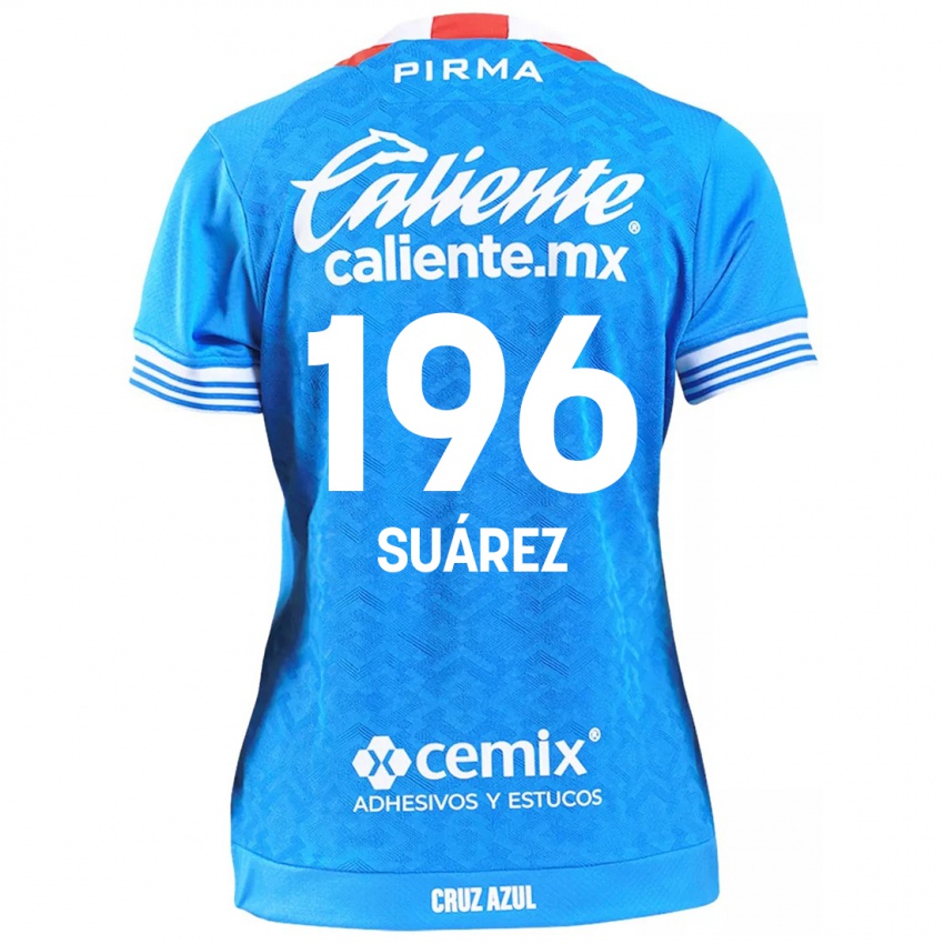 Criança Camisola Javier Suárez #196 Céu Azul Principal 2024/25 Camisa Brasil