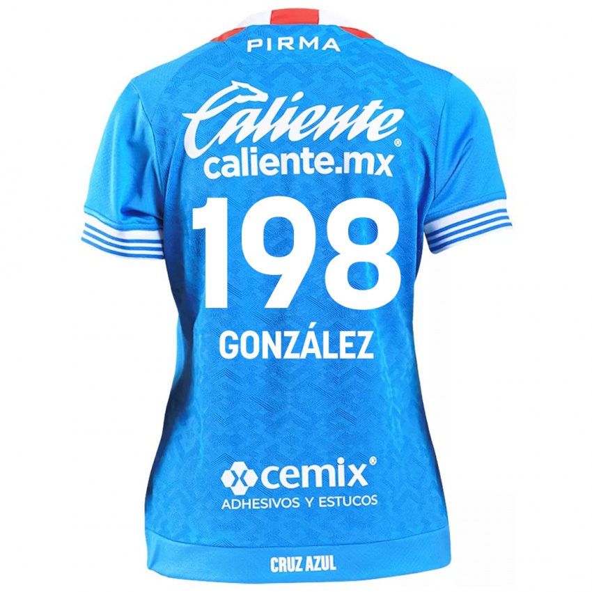 Criança Camisola Kenneth González #198 Céu Azul Principal 2024/25 Camisa Brasil