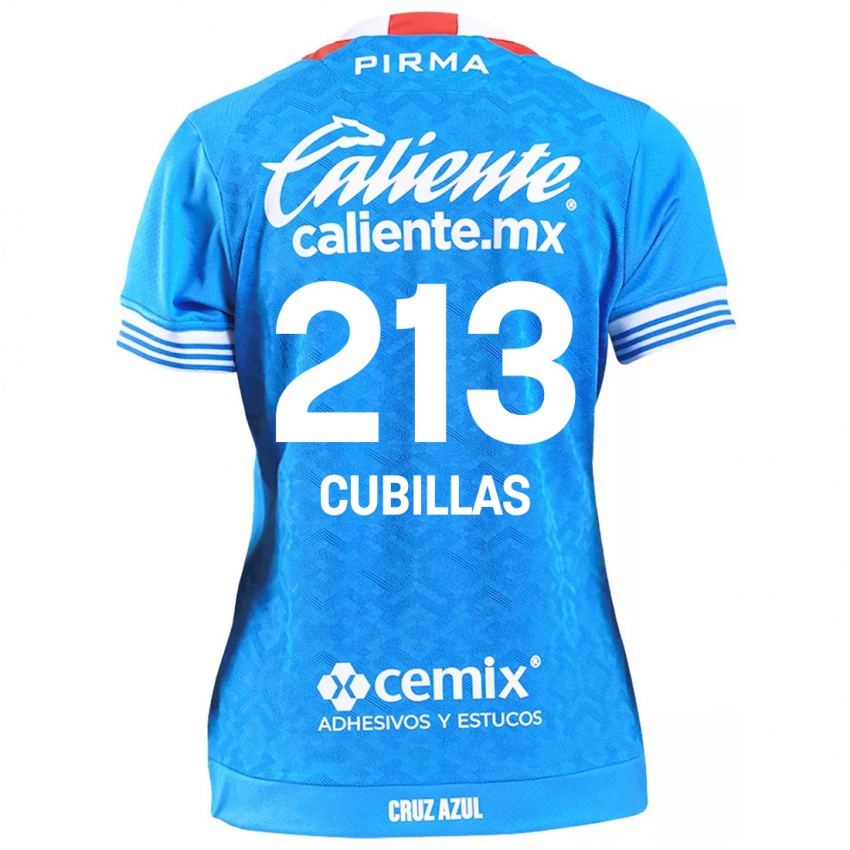 Criança Camisola Andre Cubillas #213 Céu Azul Principal 2024/25 Camisa Brasil