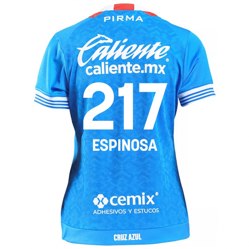 Criança Camisola Samuel Espinosa #217 Céu Azul Principal 2024/25 Camisa Brasil