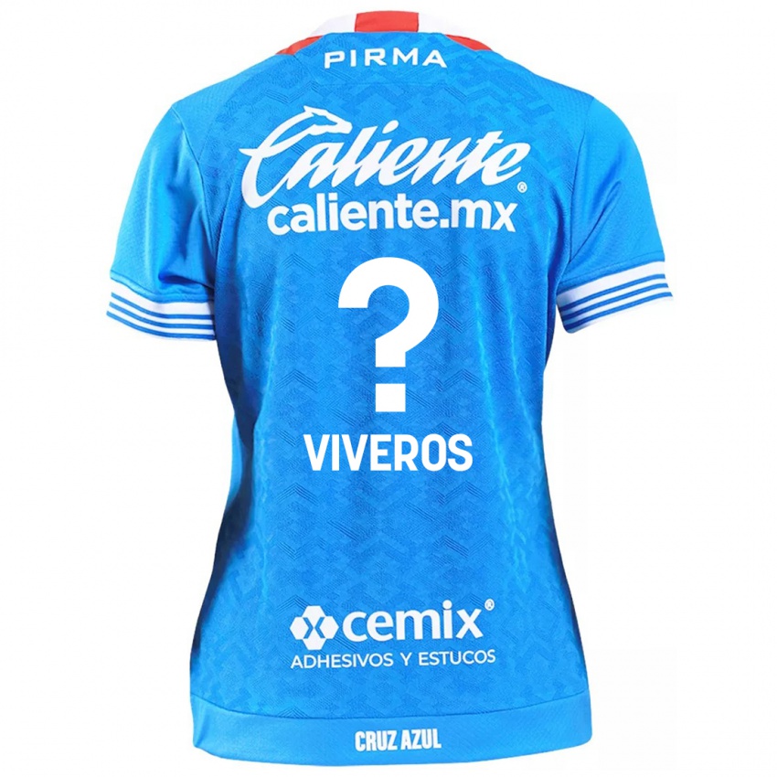 Criança Camisola Axel Viveros #0 Céu Azul Principal 2024/25 Camisa Brasil