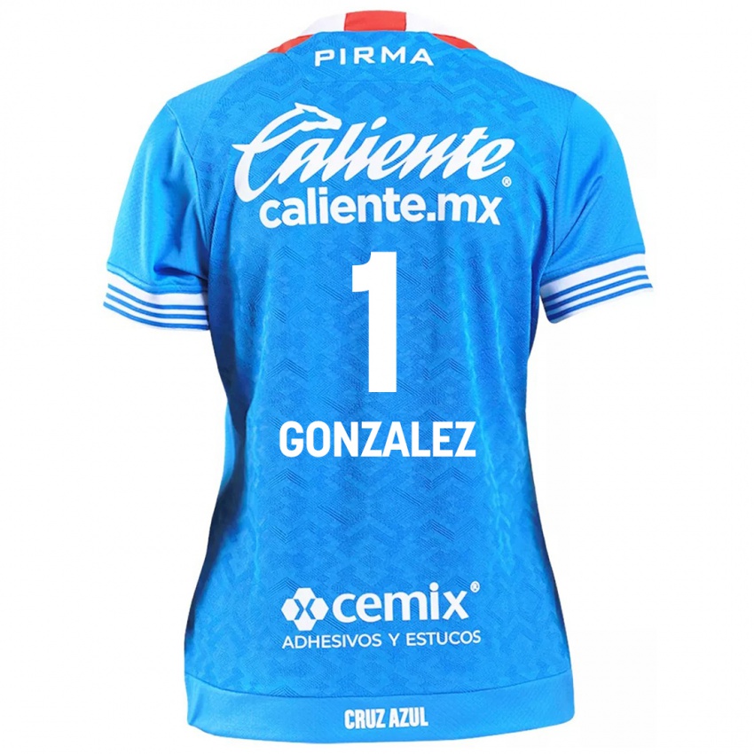 Criança Camisola Itzayana Gonzalez #1 Céu Azul Principal 2024/25 Camisa Brasil