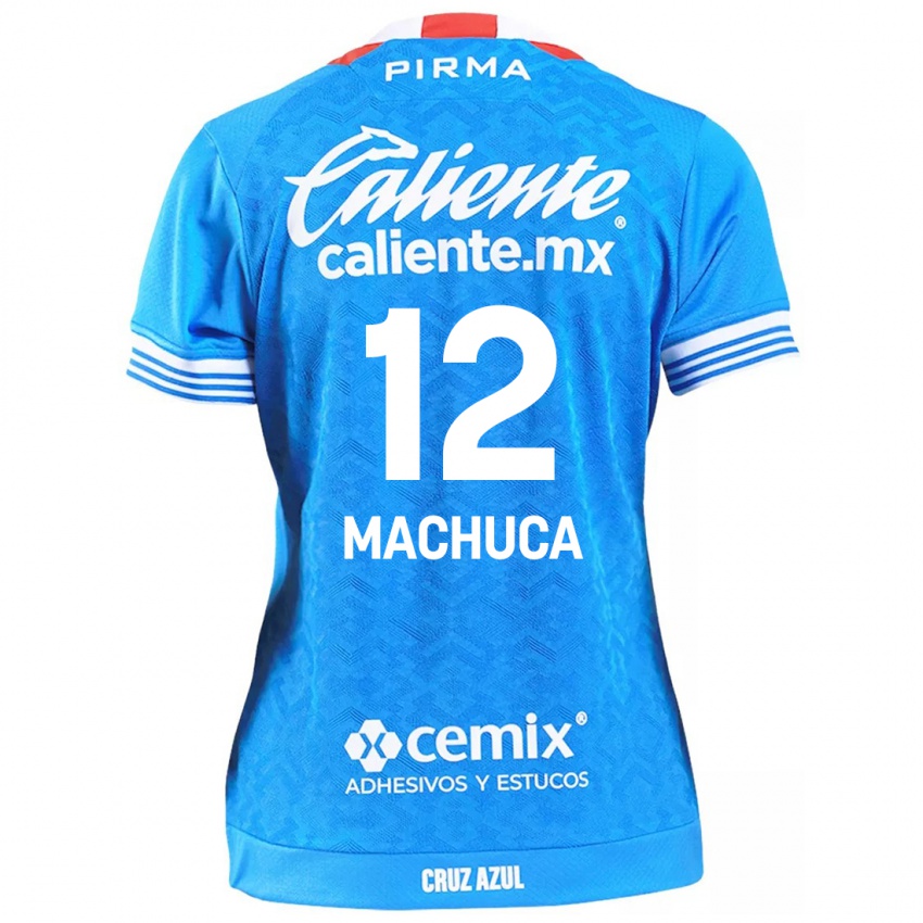 Criança Camisola Gabriela Machuca #12 Céu Azul Principal 2024/25 Camisa Brasil