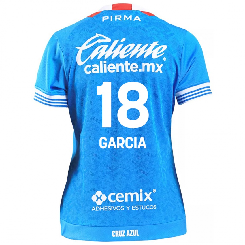 Criança Camisola Diana Garcia #18 Céu Azul Principal 2024/25 Camisa Brasil