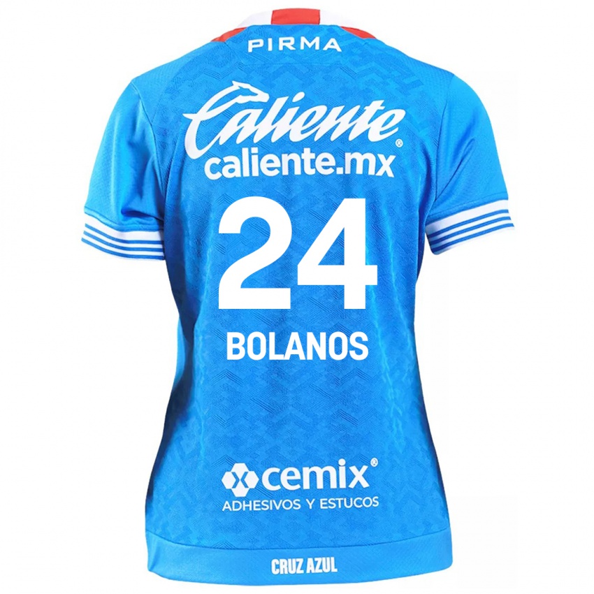 Criança Camisola Jatziry Bolanos #24 Céu Azul Principal 2024/25 Camisa Brasil