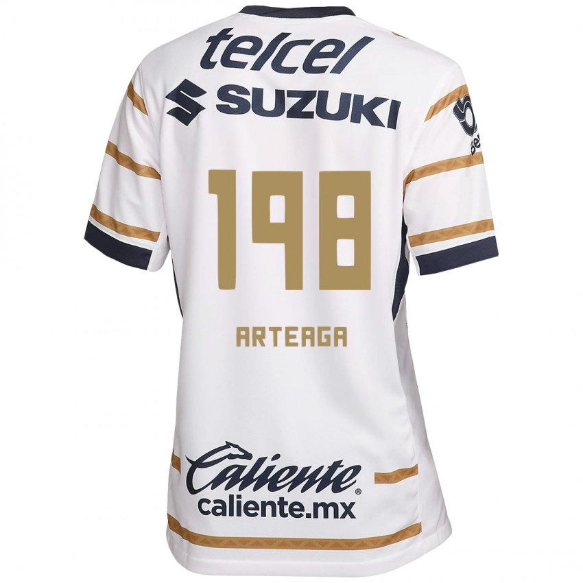 Criança Camisola Edwin Arteaga #198 Obsidiana Branca Principal 2024/25 Camisa Brasil