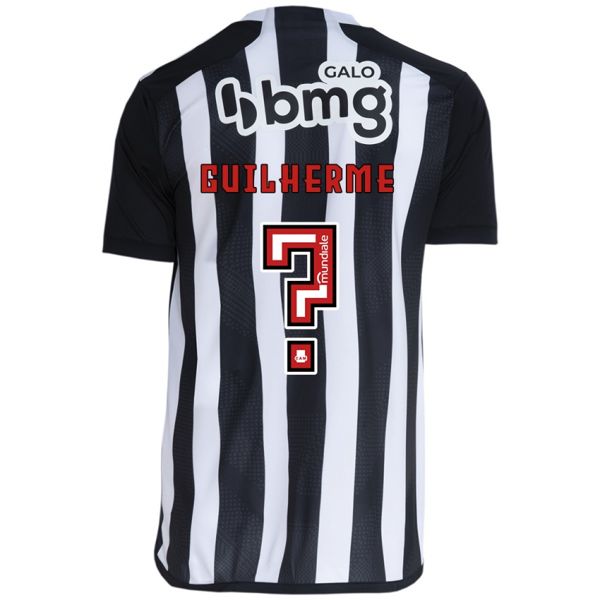 Criança Camisola Kauan Guilherme #0 Branco Preto Principal 2024/25 Camisa Brasil