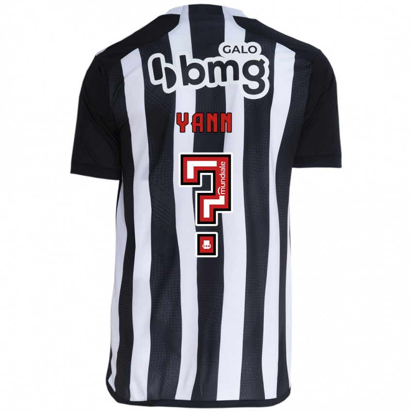 Criança Camisola Yann #0 Branco Preto Principal 2024/25 Camisa Brasil