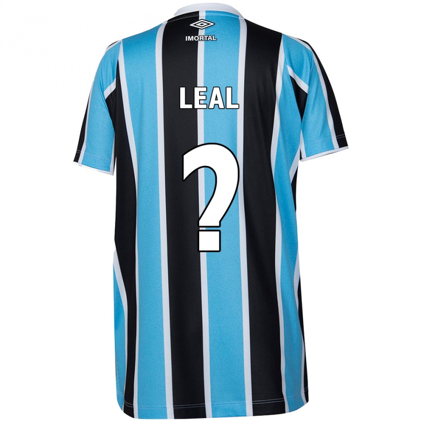 Criança Camisola Guilherme Leal #0 Azul Preto Branco Principal 2024/25 Camisa Brasil