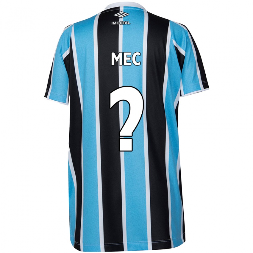 Criança Camisola Gabriel Mec #0 Azul Preto Branco Principal 2024/25 Camisa Brasil