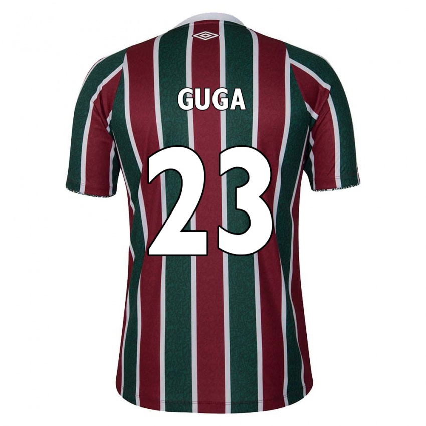 Criança Camisola Guga #23 Verde Castanho Branco Principal 2024/25 Camisa Brasil