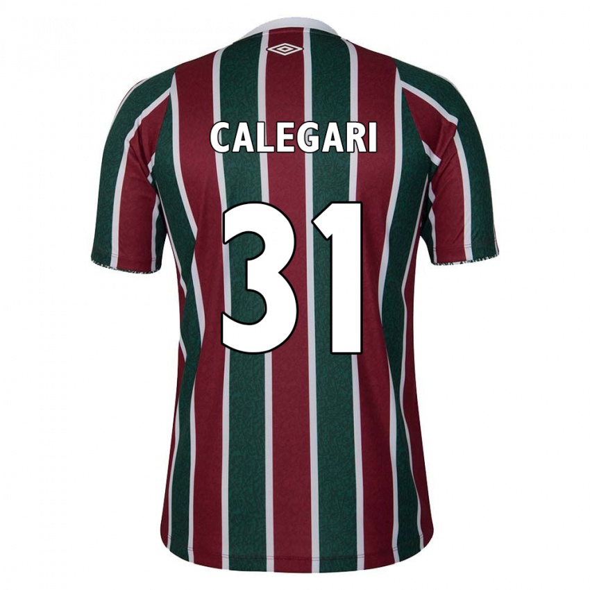 Criança Camisola Calegari #31 Verde Castanho Branco Principal 2024/25 Camisa Brasil