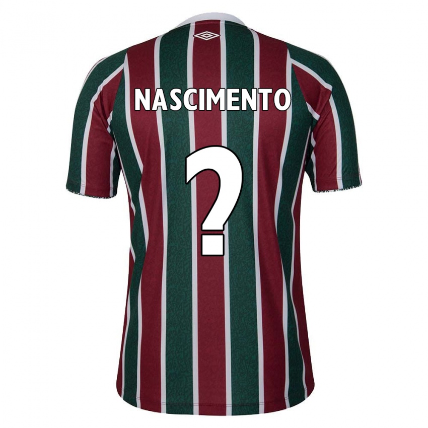 Criança Camisola Hiago Nascimento #0 Verde Castanho Branco Principal 2024/25 Camisa Brasil