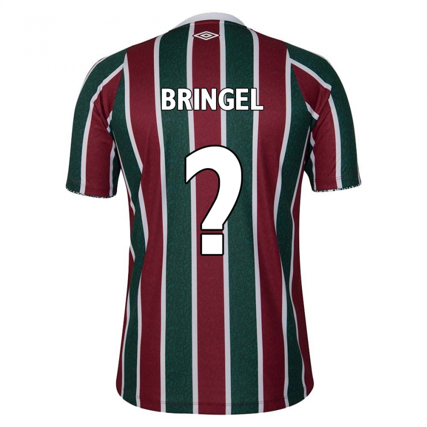 Criança Camisola Rodrigo Bringel #0 Verde Castanho Branco Principal 2024/25 Camisa Brasil