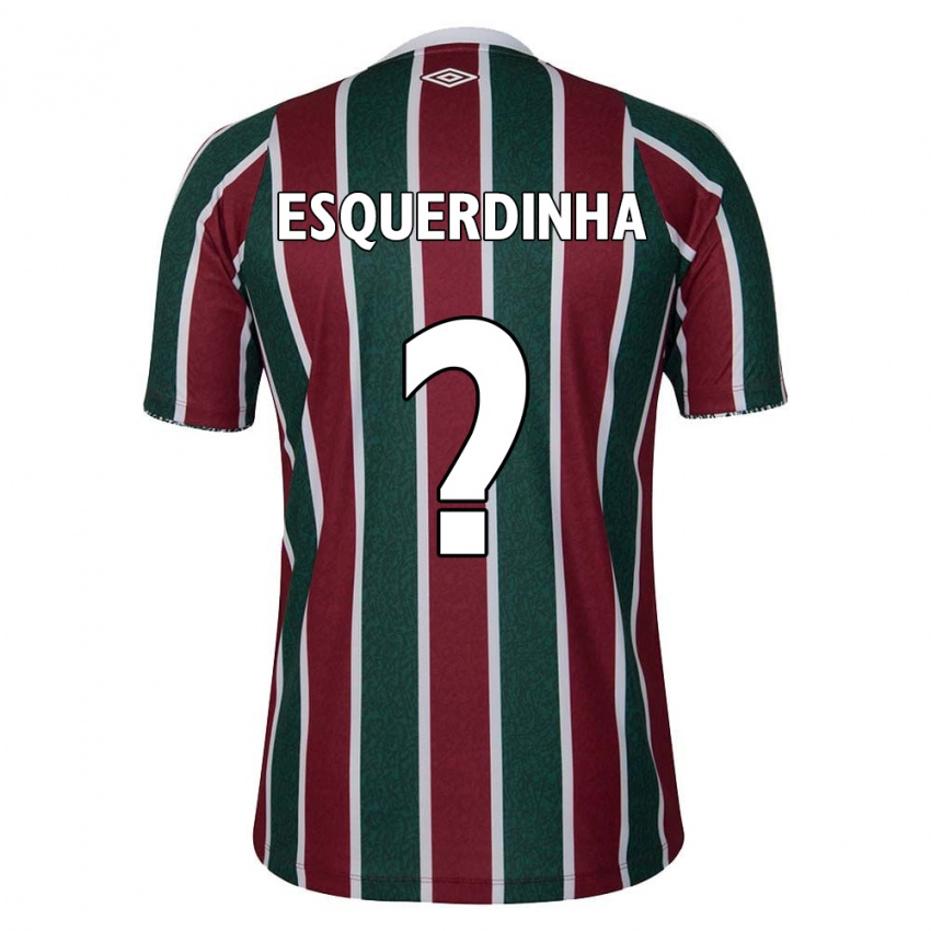 Criança Camisola Esquerdinha #0 Verde Castanho Branco Principal 2024/25 Camisa Brasil