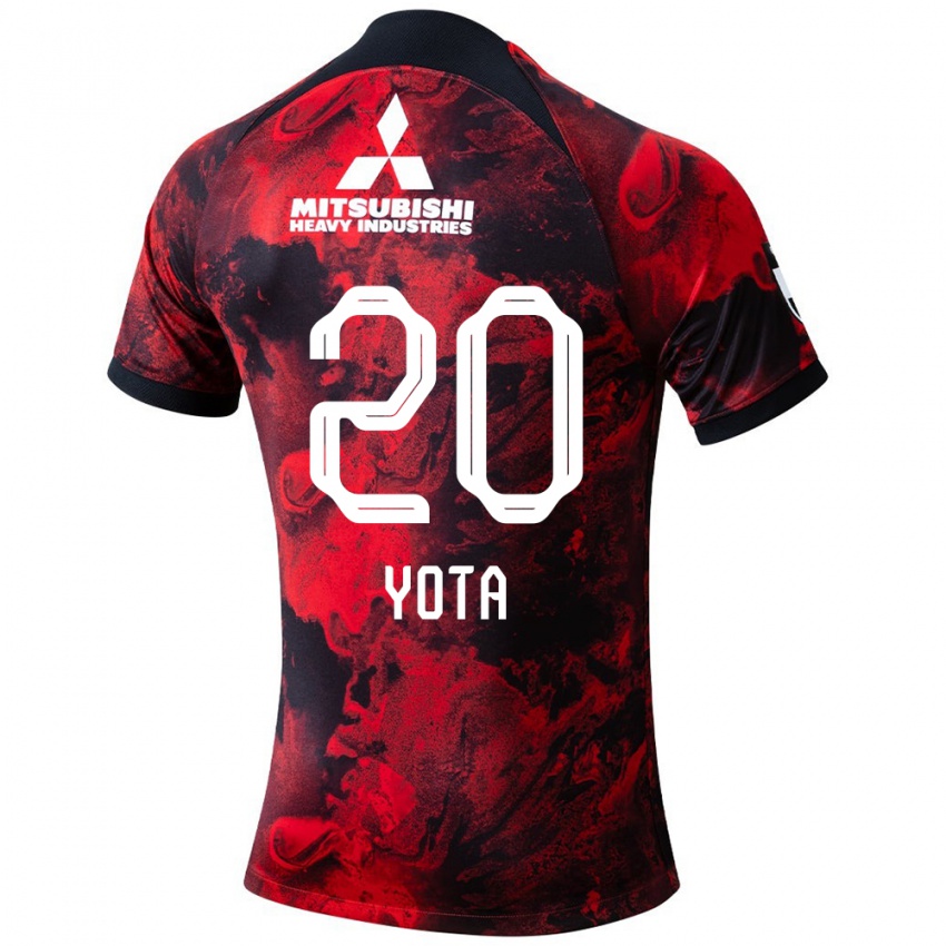 Criança Camisola Yota Sato #20 Vermelho Preto Principal 2024/25 Camisa Brasil