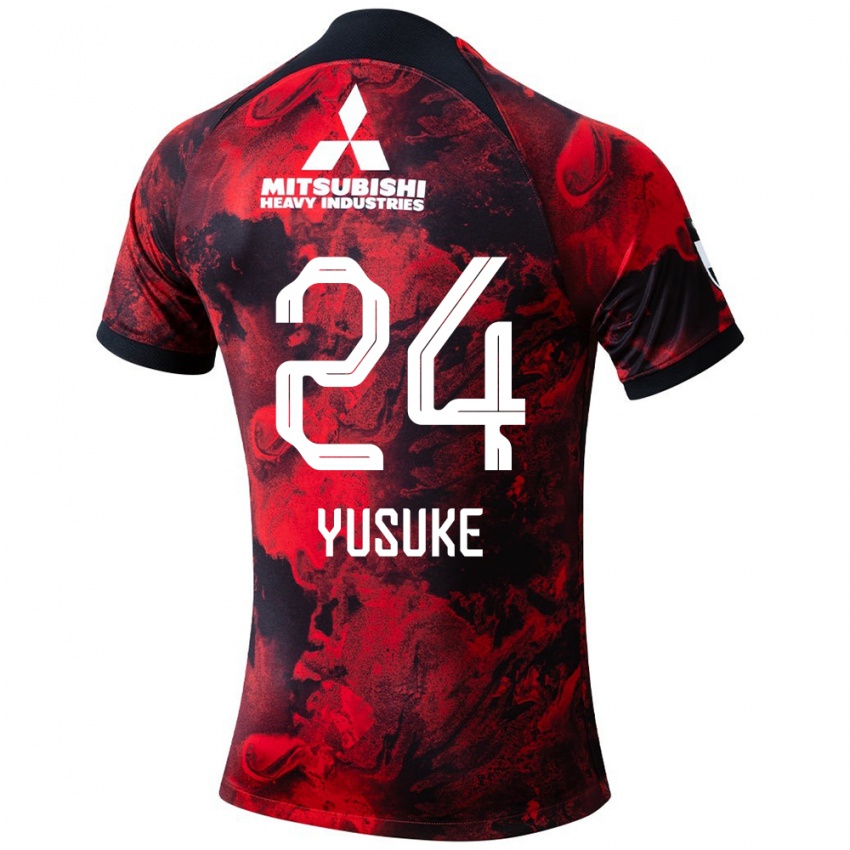 Criança Camisola Yusuke Matsuo #24 Vermelho Preto Principal 2024/25 Camisa Brasil