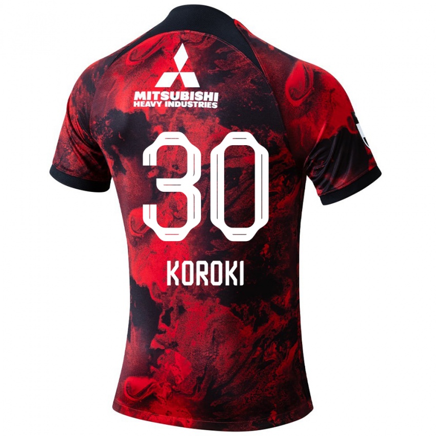 Criança Camisola Shinzo Koroki #30 Vermelho Preto Principal 2024/25 Camisa Brasil