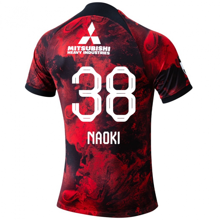 Criança Camisola Naoki Maeda #38 Vermelho Preto Principal 2024/25 Camisa Brasil